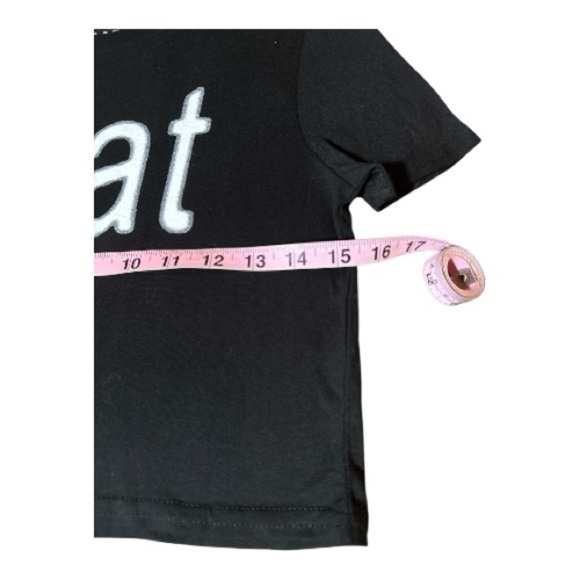 Charli XCX “Brat” Official Crop Top T-Shirt | Black | Size Small - Picture 5 of 9